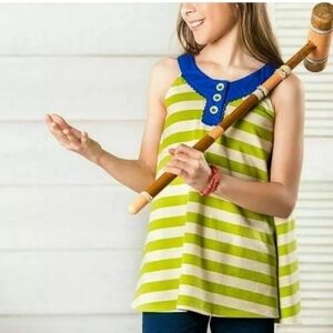 Matilda Jane 435 Adventure Begins Trampolining Top girls size 12 nwt